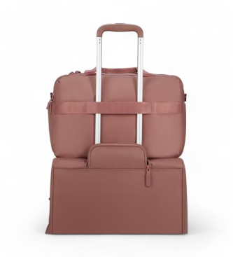 Lipault City Plume pink briefcase