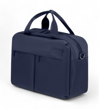 Lipault Mochila City Plume em azul-marinho suave