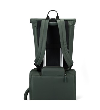 Lipault City Plume backpack with smart sleeve khaki