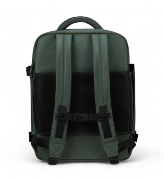 Lipault City Plume green travel backpack