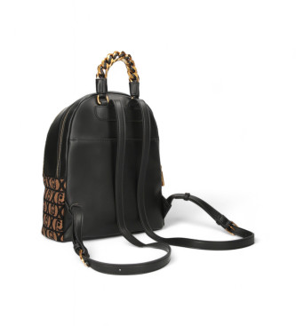 Liu Jo Brauner Jacquard-Rucksack