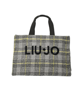 Liu Jo Sac fourre-tout en jacquard gris