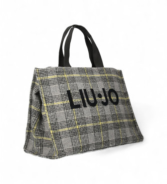 Liu Jo Bolso tote jacquard gris