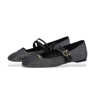 Liu Jo Bailarinas de strass negro