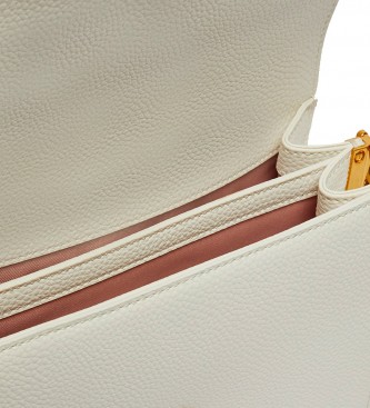 Liu Jo Eco-sustainable shoulder bag white -23x8x18cm