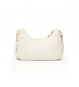 Liu Jo Eco-sustainable Quilted Shoulder Bag White -23x7x18cm