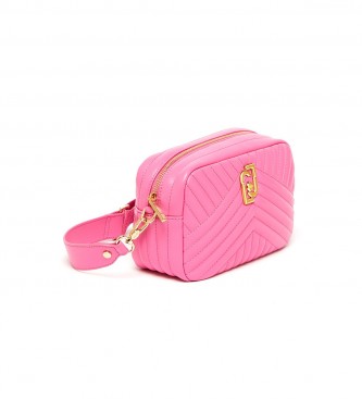 Liu Jo Eco-sustainable quilted messenger bag Pink -22x8x14,5cm