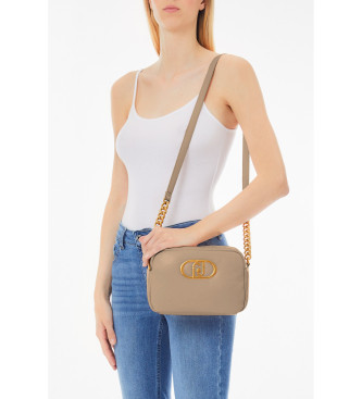 Liu Jo Lapuffy shoulder bag brown