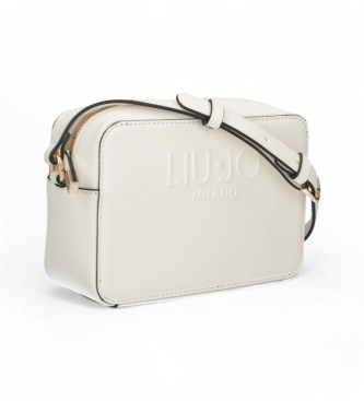 Liu Jo White embossed logo shoulder bag