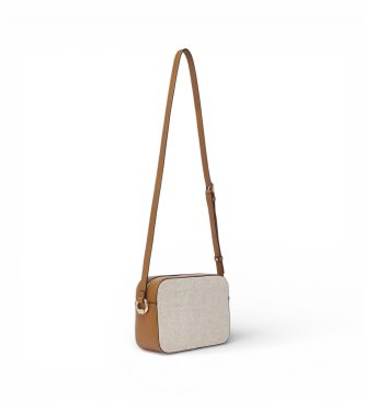 Liu Jo Saco de ombro m�dio em juta bege