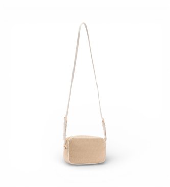 Liu Jo Saco de ombro pequeno em jacquard bege