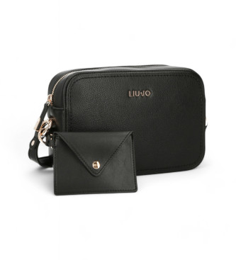 Liu Jo Logo shoulder bag black