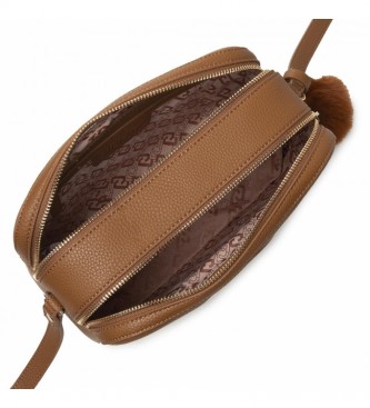 Liu Jo NF1184 brown shoulder bag -25,5x17x9,5cm