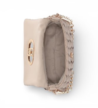 Liu Jo Bolsa de ombro tran�ada bege