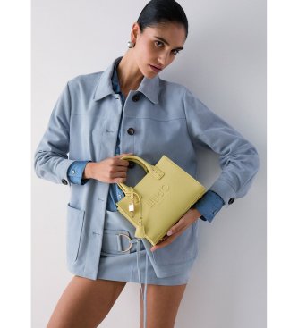 Liu Jo Mala de m�o pequena com um charme amarelo