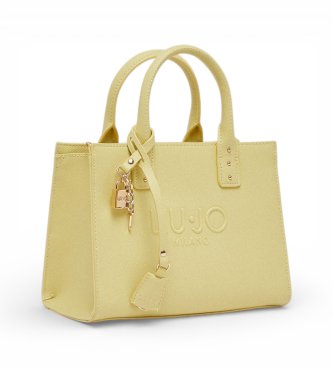 Liu Jo Mala de m�o pequena com um charme amarelo