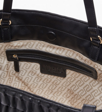 Liu Jo Große Tasche Riccy geprägt schwarz