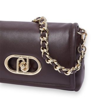 Liu Jo Small eggplant LaPuffy Bag