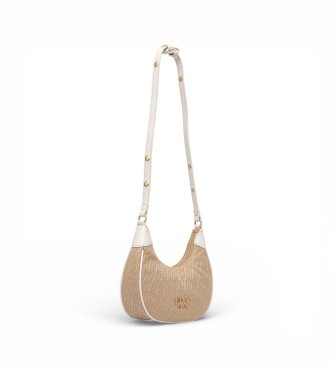 Liu Jo Saco em meia-lua bege