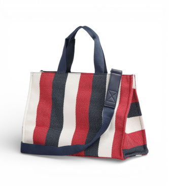 Liu Jo Saco de compras �s riscas azul-marinho