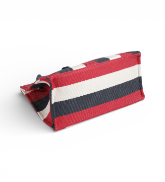 Liu Jo Saco de compras �s riscas azul-marinho