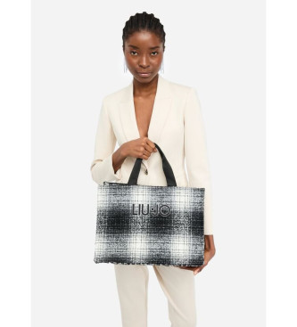 Liu Jo Large tote bag with black animal print
