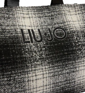 Liu Jo Large tote bag with black animal print