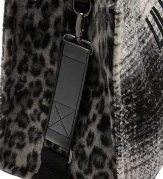 Liu Jo Large tote bag with black animal print