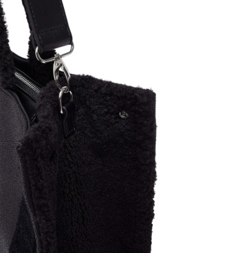 Liu Jo Black logo large tote bag