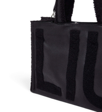 Liu Jo Black logo large tote bag