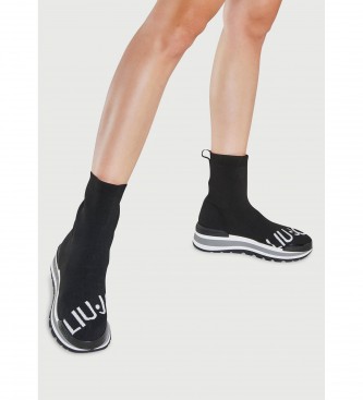 Liu Jo Botas de tornozelo Incrível 09 elástico preto -plataforma altura: 5cm