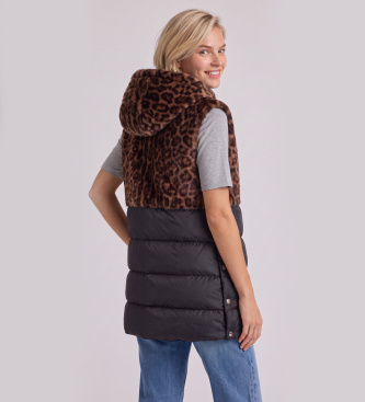 Liu Jo Animalier vest bruin