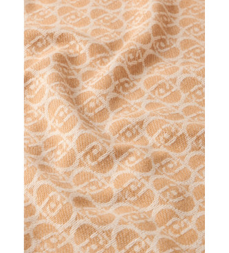Liu Jo Estola con logotipo monograma beige