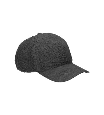 Liu Jo Bonnet noir en fourrure