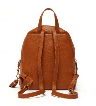 Liu Jo Backpack with logo large Brown-25x12x31cm