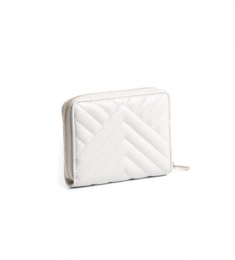 Liu Jo White quilted eco-sustainable coin purse -12.5x2x10cm