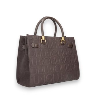 Liu Jo Brown Brand Shopping Bag