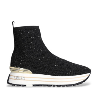 Liu Jo Zapatillas calcetn con strass negro