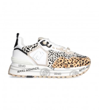 Liu Jo Trainers with animal print and white platform - ESD Store fashion,  footwear and accessories - best brands shoes and designer shoes