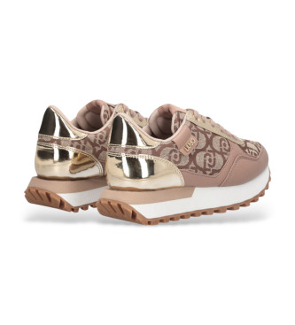 Liu Jo Nude jacquard-trningssko med monogram
