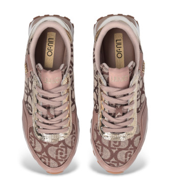Liu Jo Nude jacquard-trningssko med monogram