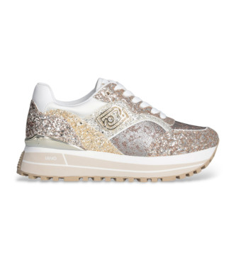 Liu Jo Sneakers con plateau glitter multicolor