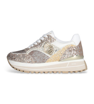 Liu Jo Sneakers con plateau glitter multicolor