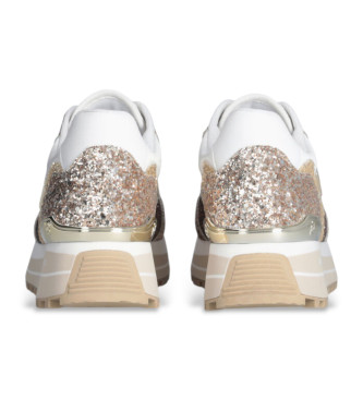 Liu Jo Sneakers con plateau glitter multicolor