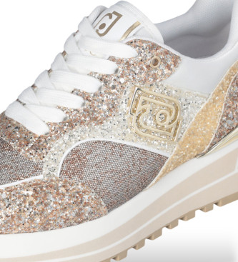 Liu Jo Sneakers con plateau glitter multicolor