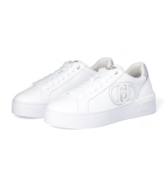 Liu Jo Sneakers in pelle con grande logo bianco