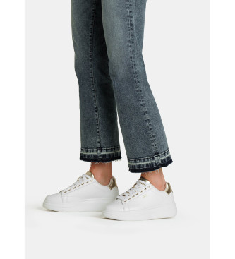 Liu Jo White tanned leather trainers