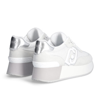 Liu Jo Sneakers Dreamy 02 in pelle grigia - Altezza plateau 5 cm