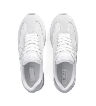 Liu Jo Leather Sneakers Dreamy 02 grey -Platform height 5cm