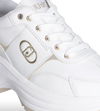 Liu Jo Baskets en cuir Eva blanches